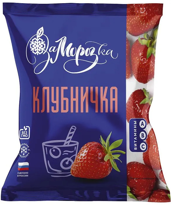 ЗАМОРОЗКА ЯГОДНАЯ ЗАМОРОЗКА 300Г КЛУБНИКА