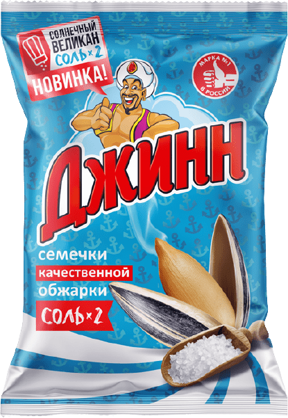 СЕМЕЧКИ СОЛНЕЧНЫЙ ВЕЛИКАН 100Г ЖАРЕНЫЕ ОСОБО СОЛЕНЫЕ