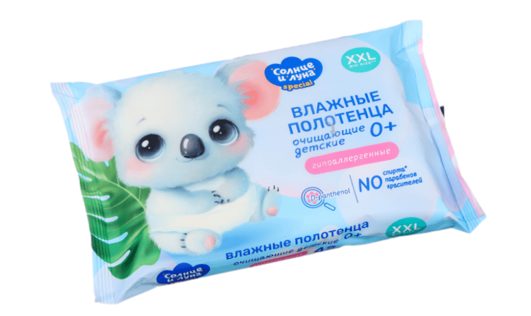 ПОЛОТЕНЦА ВЛАЖНЫЕ СОЛНЦЕ И ЛУНА СПЕШИАЛ 42ШТ ОЧИЩАЮЩИЕ ДЕТСКИЕ