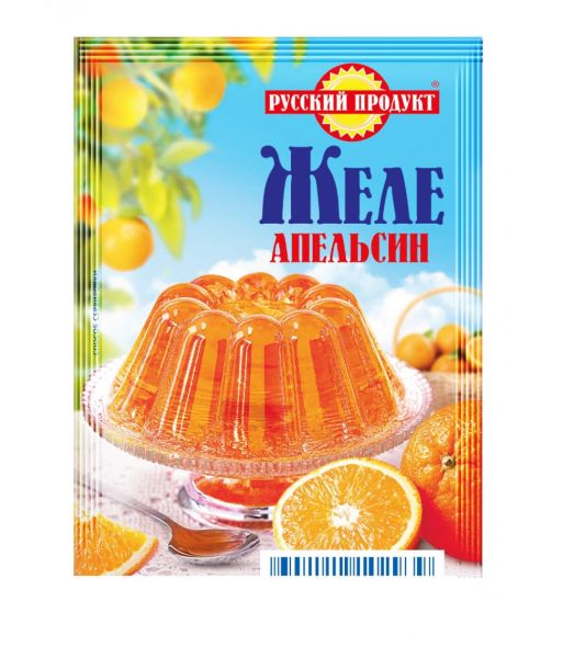 ЖЕЛЕ Б/П РУССКИЙ ПРОДУКТ 50Г ВКУС АПЕЛЬСИНА