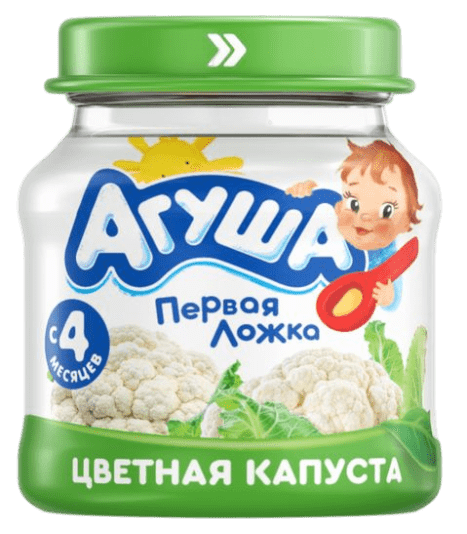 ПЮРЕ АГУША 80Г КАПУСТА ЦВЕТНАЯ СТ