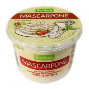 СЫР БОНФЕСТО МАСКАРПОНЕ 78% 500Г МЯГКИЙ