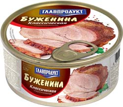 БУЖЕНИНА ГЛАВПРОДУКТ 325Г КЛАССИЧЕСКАЯ ТУ ЖБ КЛЮЧ