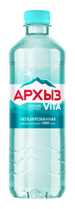 ВОДА МИНЕРАЛЬНАЯ АРХЫЗ ВИТА 0,5Л НЕГАГАЗИРОВАННАЯ Д/ДЕТ ПИТАНИЯ ПЭТ