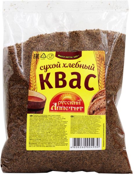 КВАС СУХОЙ ВИТЭКС 400Г ХЛЕБНЫЙ