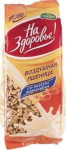 ЗАВТРАК СУХОЙ РУССКИЙ ДЕСЕРТ ВОЗДУШНАЯ ПШЕНИЦА СО ВКУСОМ КАРАМЕЛИ 175Г