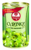 МАСЛИНЫ ХАНГРОУ 300Г БЕЗ КОСТОЧЕК ЖБ