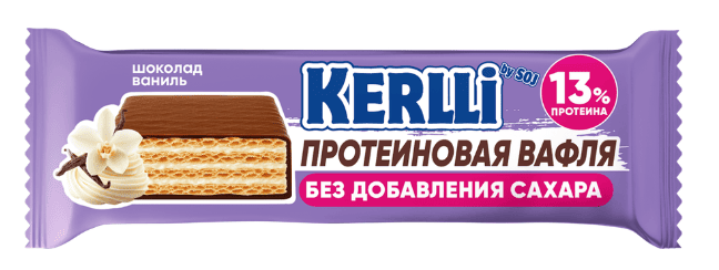БАТОНЧИК КЕРЛЛИ 45Г ГЛАЗИР СО ВКУСОМ ВАНИЛИ БЕЗ ДОБАВЛЕНИЯ САХАРА