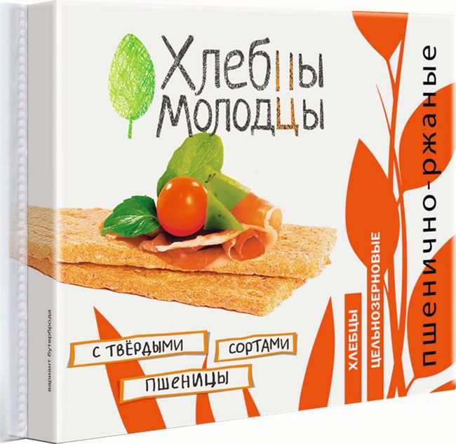 ХЛЕБЦЫ ХЛЕБЦЫ-МОЛОДЦЫ 100Г ПШЕНИЧНО-РЖАНЫЕ