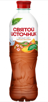 НАПИТОК Б/АЛК СВЯТОЙ ИСТОЧНИК 0,5Л ЧЕРНЫЙ ЧАЙ СО ВКУСОМ ПЕРСИКА И ЖАСМ НЕГАЗ ПЭТ