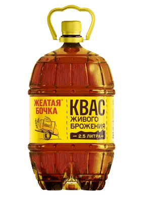 КВАС ЖЕЛТАЯ БОЧКА 2,5Л ПЭТ