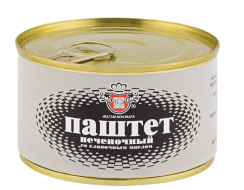ПАШТЕТ ВЕЛЕС 240Г ПЕЧЕНОЧНЫЙ СО СЛИВОЧНЫМ МАСЛОМ ГОСТ