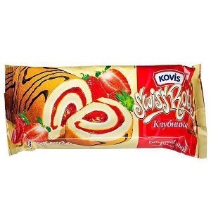 РУЛЕТ КОВИС 175Г КЛУБНИКА