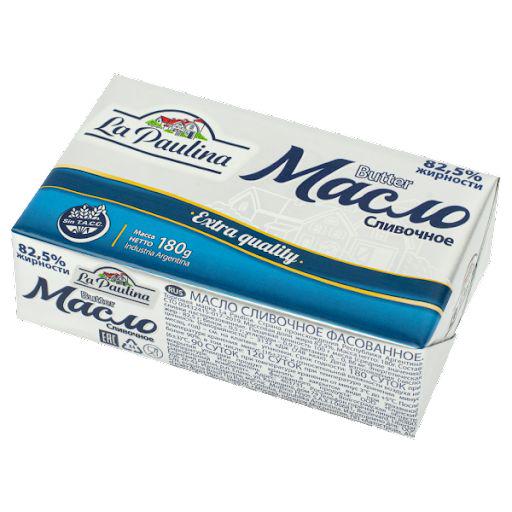 МАСЛО СЛИВОЧНОЕ ЛА ПАУЛИНА 82,5% 180Г