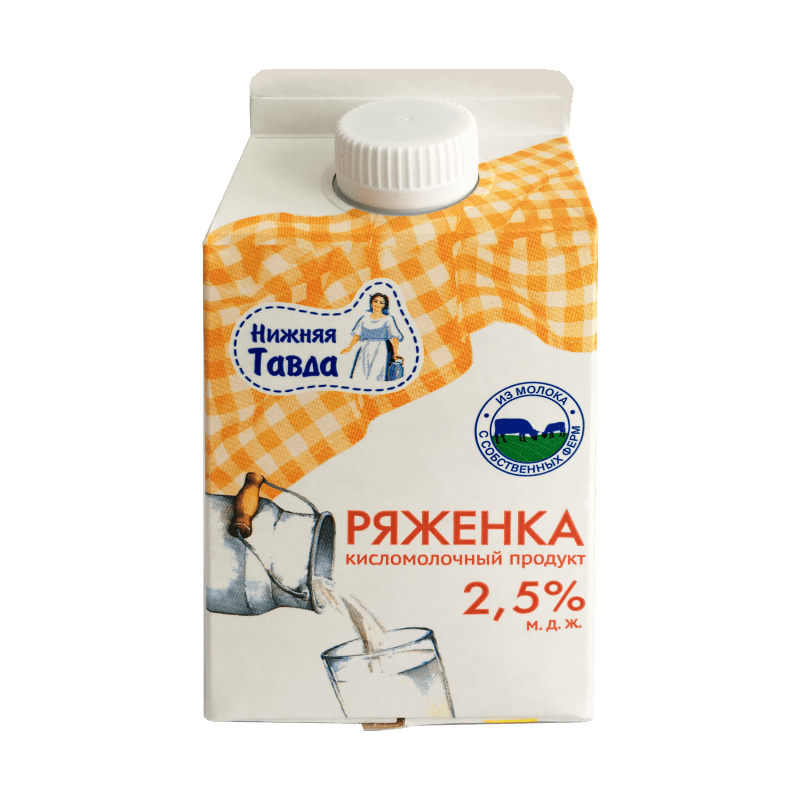 РЯЖЕНКА НИЖНЯЯ ТАВДА БИФИЛЕНД 2,5% 450Г ПЮР-ПАК