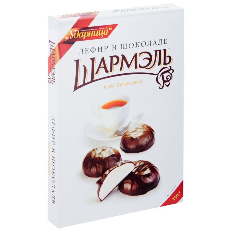 ЗЕФИР ШАРМЭЛЬ 250Г В ШОКОЛАДЕ