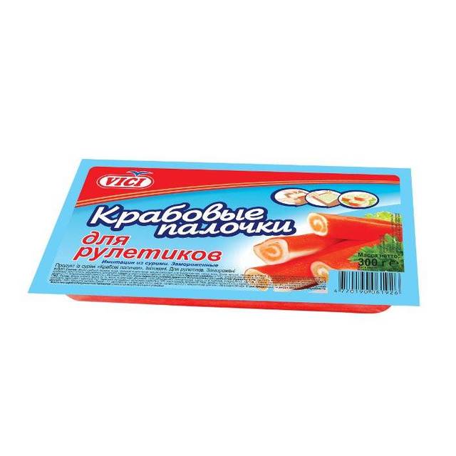 ПАЛОЧКИ КРАБОВЫЕ ВИЧИ 300Г ДЛЯ РУЛЕТИКОВ
