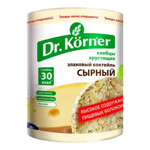 ХЛЕБЦЫ ХЛЕБПРОМ ДОКТОР КЕРНЕР 100Г ЗЛАКОВЫЙ КОКТЕЙЛЬ СЫРНЫЙ