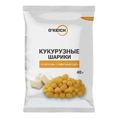 ШАРИКИ КУКУРУЗНЫЕ ОКЕЙЧ 40Г СО ВКУСОМ СЛИВОЧНЫЙ СЫР