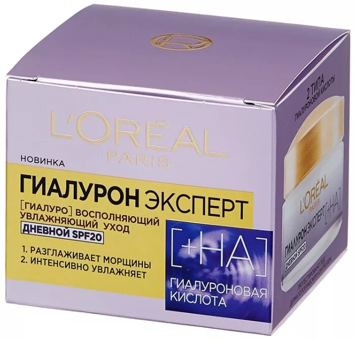 КРЕМ Д/ЛИЦА ЛОРЕАЛЬ ГИАЛУРОН ЭКСПЕРТ 50МЛ ДНЕВНОЙ УХОД СПФ20