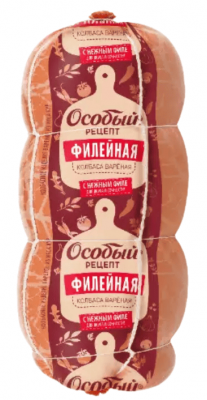 КОЛБАСА ОСОБЫЙ РЕЦЕПТ 500Г ФИЛЕЙНАЯ ВАРЕНАЯ