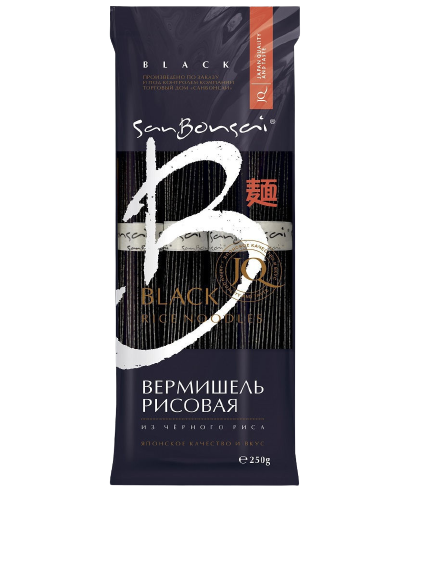 ВЕРМИШЕЛЬ БОНСАЙ 250Г ИЗ ЧЕРНОГО РИСА