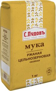 МУКА РЖАНАЯ С.ПУДОВЪ 1КГ