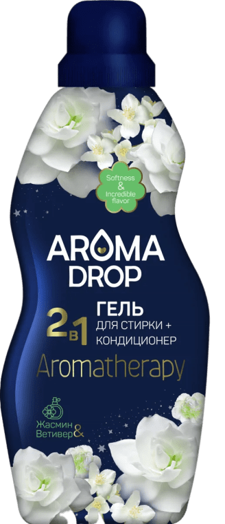 ГЕЛЬ Д/СТИРКИ АРОМА ДРОП 1000Г 2В1 ЖАСМИН И ВЕТИВЕР