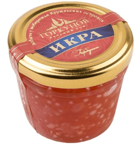 ИКРА ГОРКУНОВ 100Г КРАСНАЯ ГОРБУШИ СТ