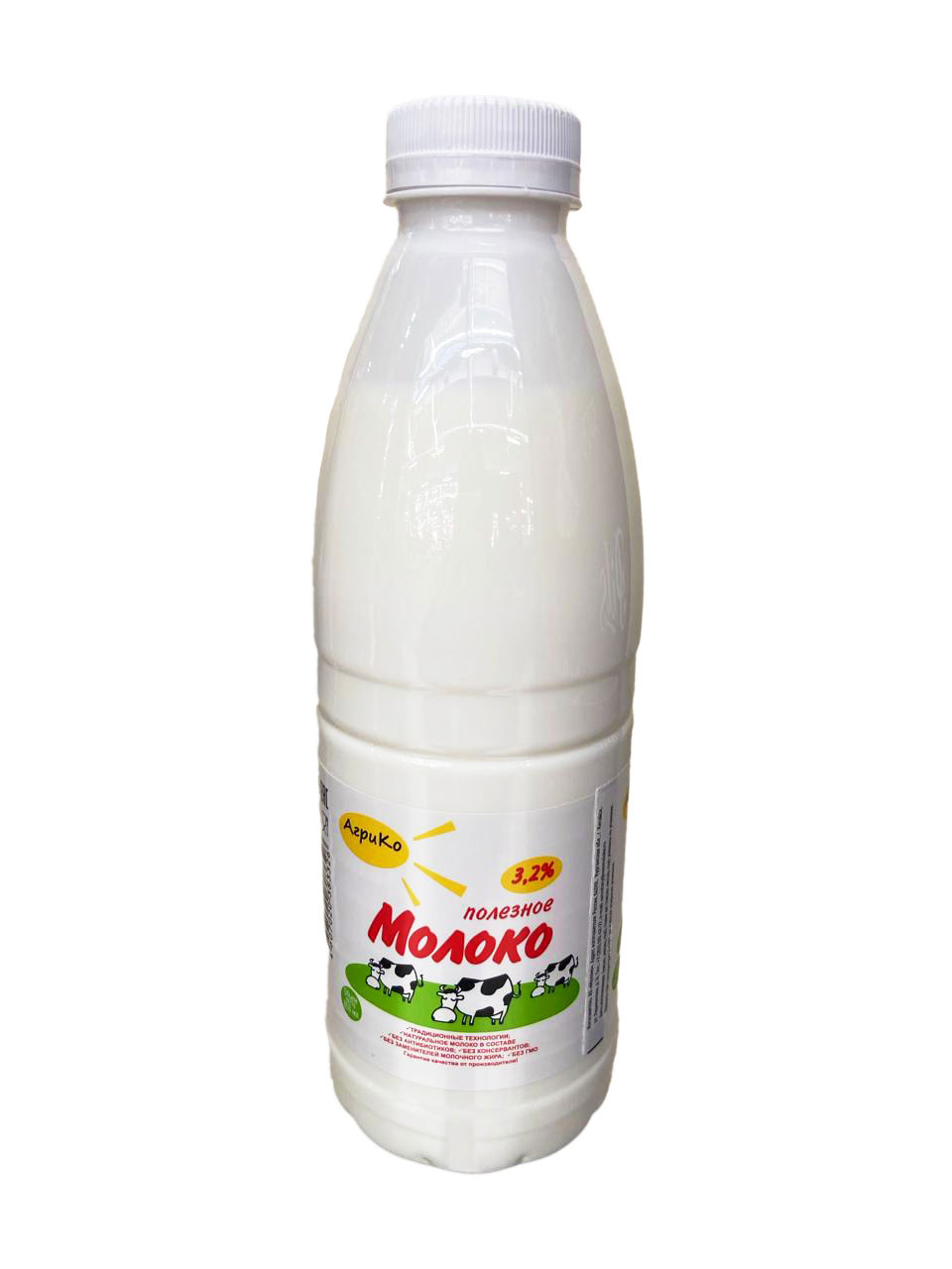 МОЛОКО АГРИКО 3,2% 0,85Л ПЭТ