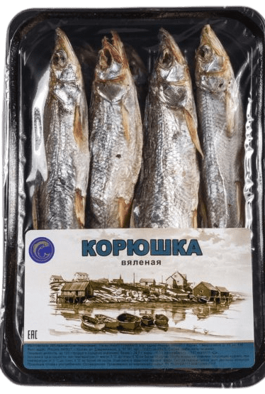 КОРЮШКА ВЯЛ ИВАНОВ 150Г НЕРАЗДЕЛАННАЯ КОРРЕКС