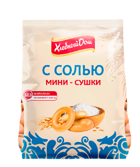 СУШКИ МИНИ КОЛОМЕНСКОЕ ХЛЕБНЫЙ ДОМ 180Г С СОЛЬЮ