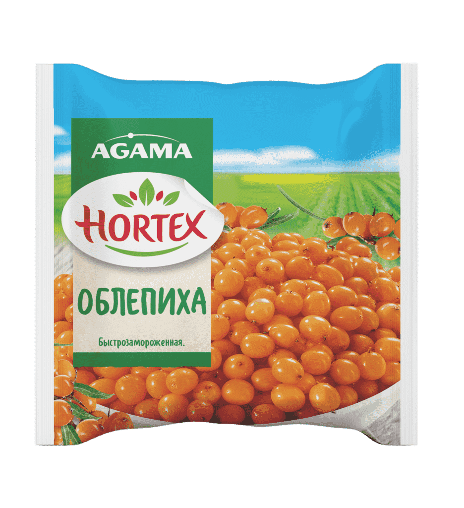 ЗАМОРЗКА ЯГОДНАЯ АГАМА 250Г ОБЛЕПИХА