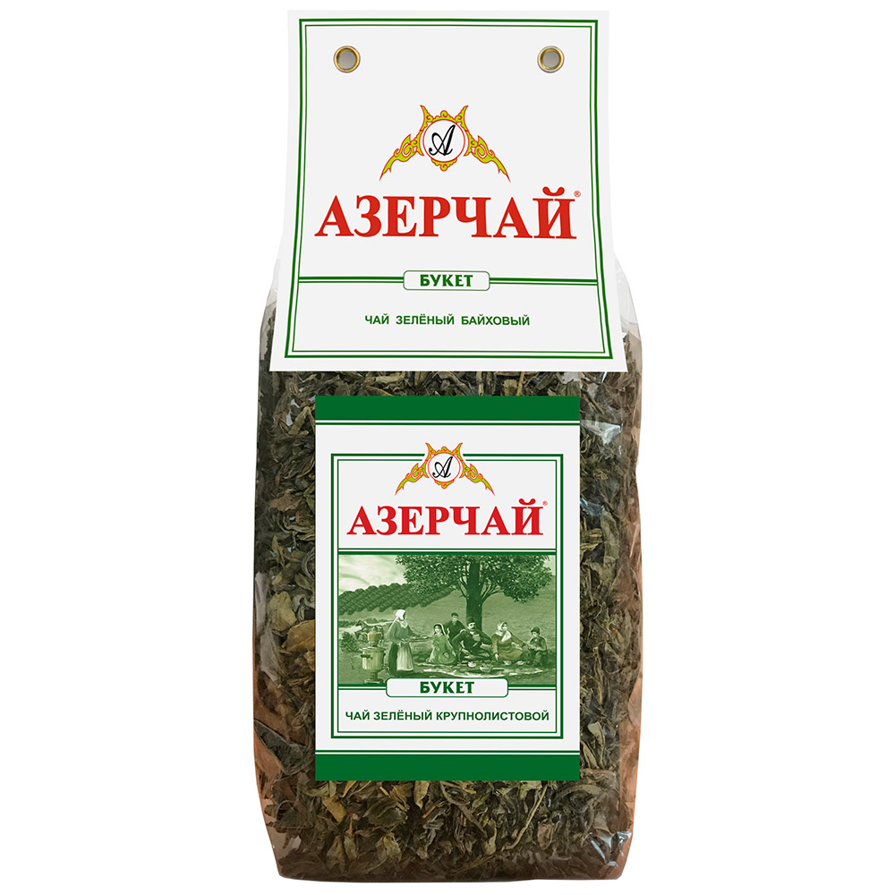 ЧАЙ АЗЕРЧАЙ БУКЕТ 100Г ЗЕЛЕНЫЙ М/У