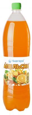 НАПИТОК Б/АЛК НИАГАРА 1,45Л СО ВКУСОМ АПЕЛЬСИНА СИЛЬНОГАЗ ПЭТ