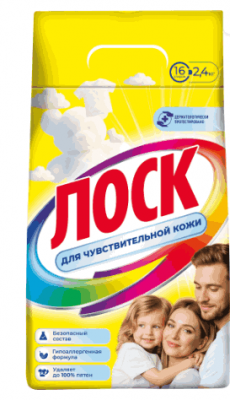 ПОРОШОК ЛОСК 2400Г НЕЖНЫЙ Д/ЧУВСТВИТЕЛЬНОЙ КОЖИ