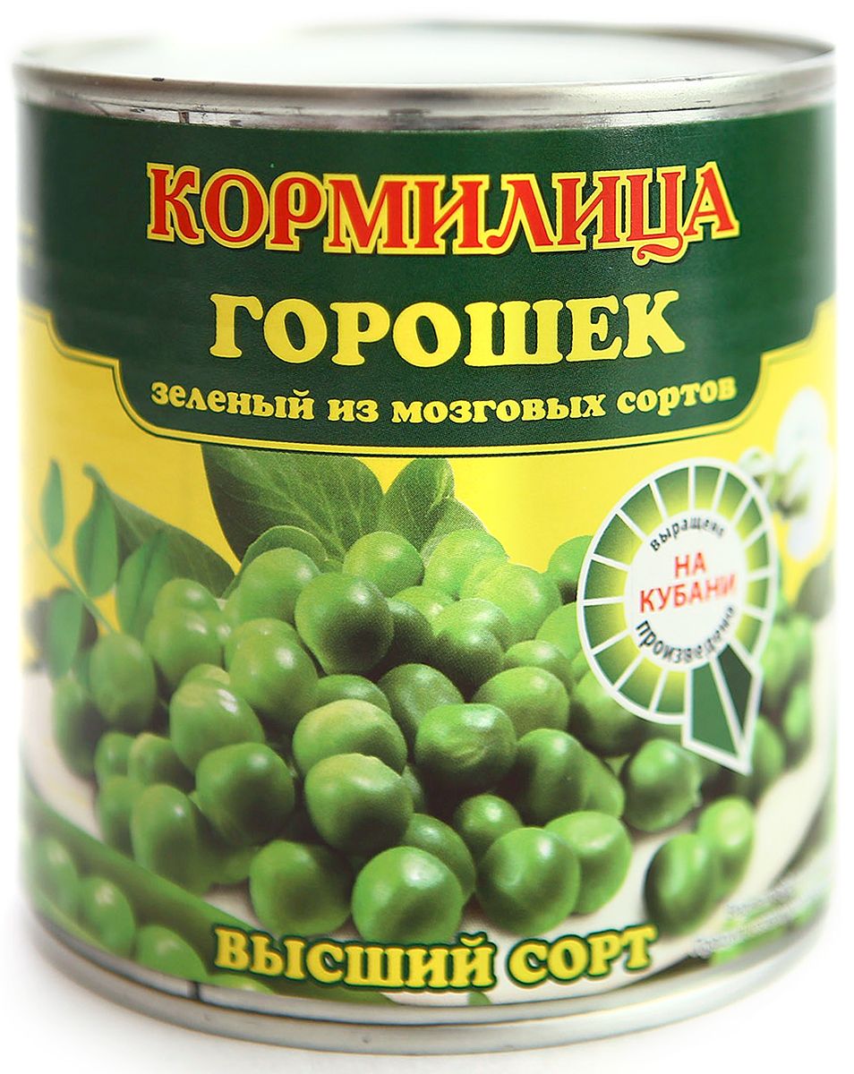 ГОРОШЕК ЗЕЛЕНЫЙ КОРМИЛИЦА 400Г ИЗ МОЗГОВЫХ СОРТОВ ЖБ