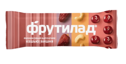 БАТОНЧИК ФРУКТОВЫй ФРУТИЛАД 42Г С ВИШНЕЙ И КЕШЬЮ