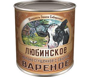 МОЛКО СГУЩЕНОЕ ЛЮБИНСКОЕ ВАРЕНОЕ 380Г С САХАРОМ ЖБ