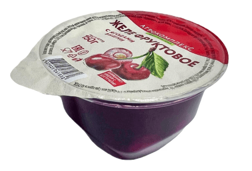 ЖЕЛЕ МИРАТА 150Г ФРУКТОВОЕ С ЯГОДАМИ ВИШНИ
