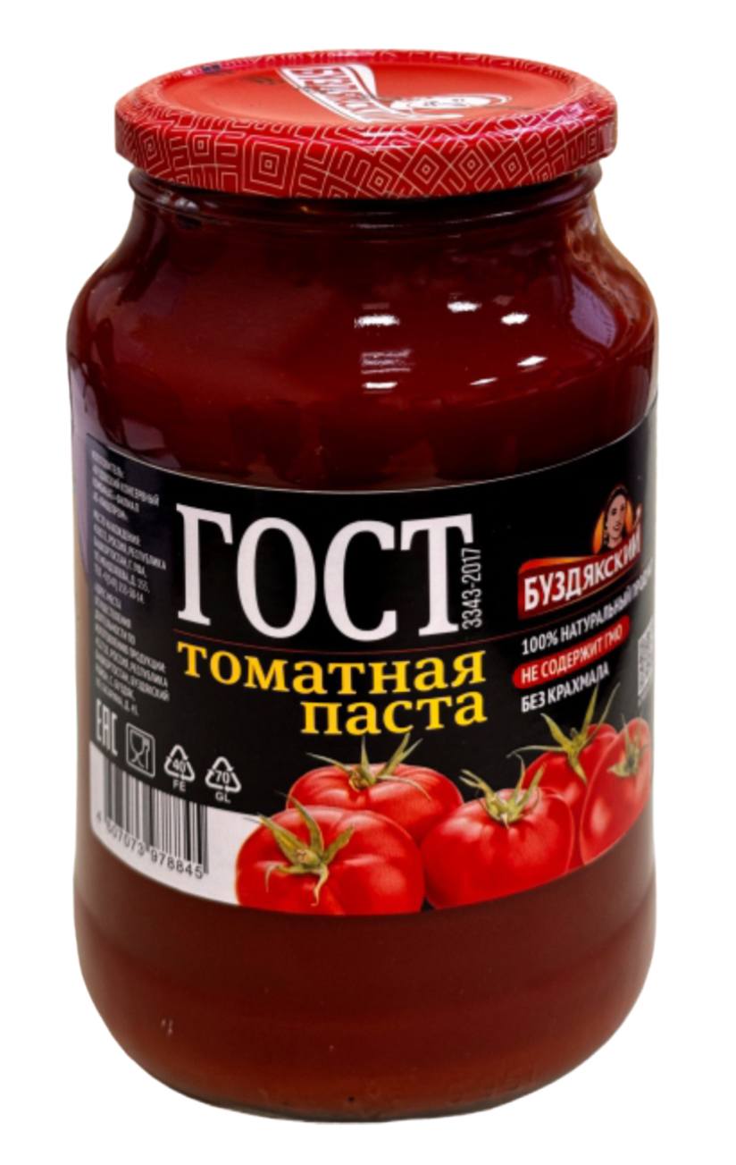 ПАСТА ТОМАТНАЯ БУЗДЯКСКАЯ 1000Г ГОСТ ТВИСТ СТ