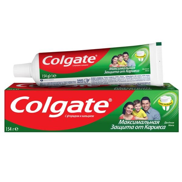 ПАСТА ЗУБНАЯ КОЛГЕЙТ 100МЛ МАКСИМАЛЬНАЯ ЗАЩИТА ДВОЙНАЯ МЯТА