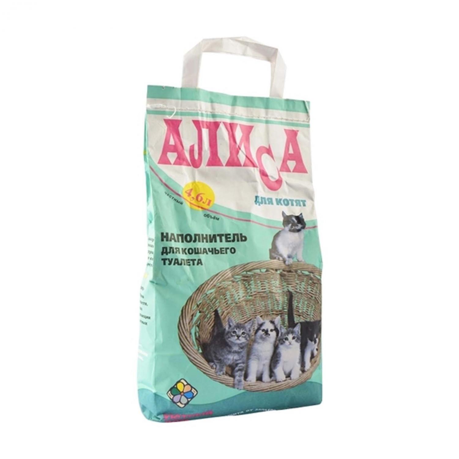 НАПОЛНИТЕЛЬ Д/ТУАЛЕТА АЛИСА 4,6Л Д/КОТЯТ