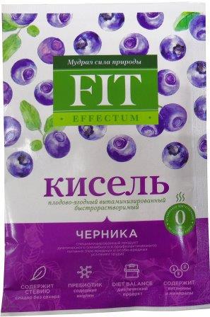 КИСЕЛЬ ФИТПАРАД ФИТ ЭФФЕКТУМ 30Г ЧЕРНИКА ВИТАМИНИЗИРОВАННЫЙ Б/Р