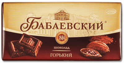 ШОКОЛАД БАБАЕВСКИЙ 75Г ГОРЬКИЙ