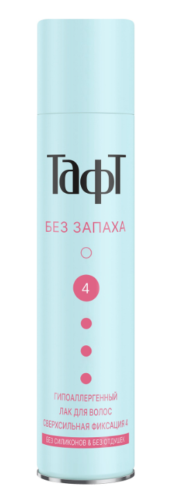ЛАК Д/ВОЛОС ТАФТ 225МЛ Б/ЗАПАХА
