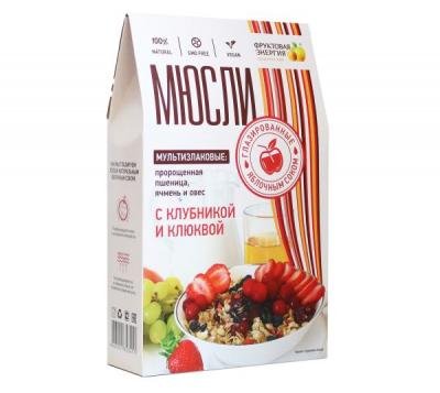 МЮСЛИ ФРУКТОВАЯ ФРУТИЛАНД 310Г МУЛЬТИЗЛАКОВЫЕ С ЯГОДАМИ ПАКЕТ