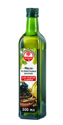 МАСЛО ВИНОГРАДНОЕ ХАНГРОУ ВКУСНЫЕ ТРАДИЦИИ 500МЛ РАФИНИРОВАННОЕ СТ