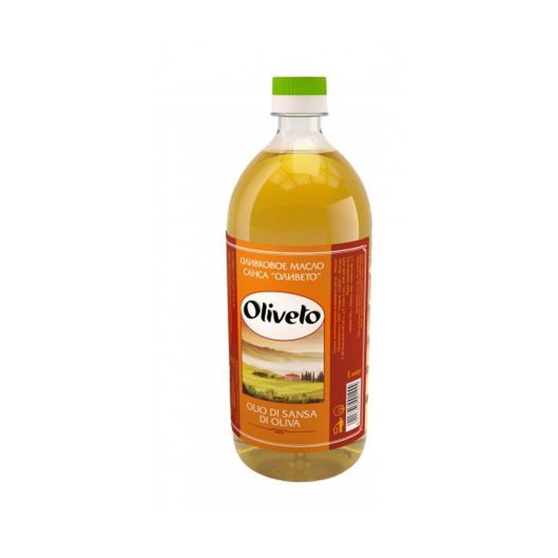 МАСЛО ОЛИВКОВОЕ ОЛИВЕТО 1Л САНСА РАФИНИРОВАННОЕ ПЭТ