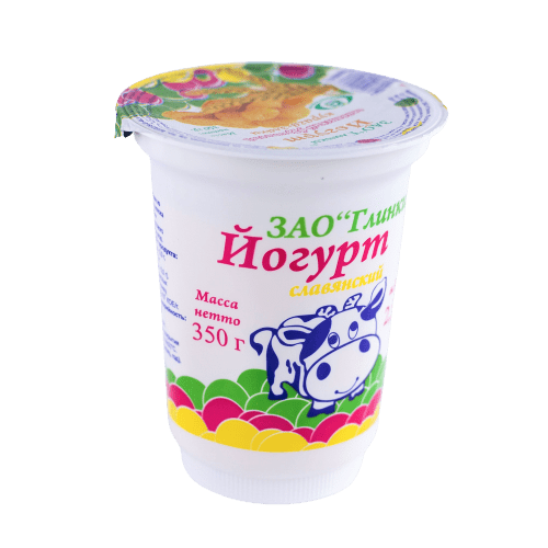 ЙОГУРТ ГЛИНКИ 2,5% 350Г СЛАВЯНСКИЙ ФРУКТОВЫЙ НАПОЛНИТЕЛЬ КУРАГА ЗЛАКИ